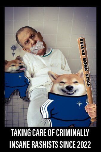 fellas in NATO tracksuits attacking a Russian fellas in NATO tracksuits attacking a Russian