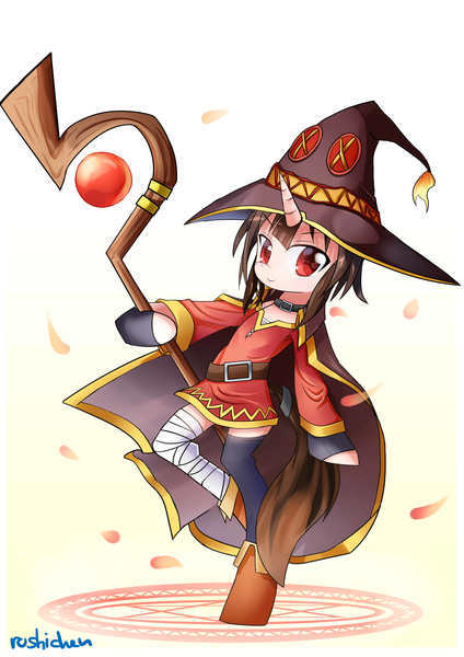Megumin from KonoSuba as a pony