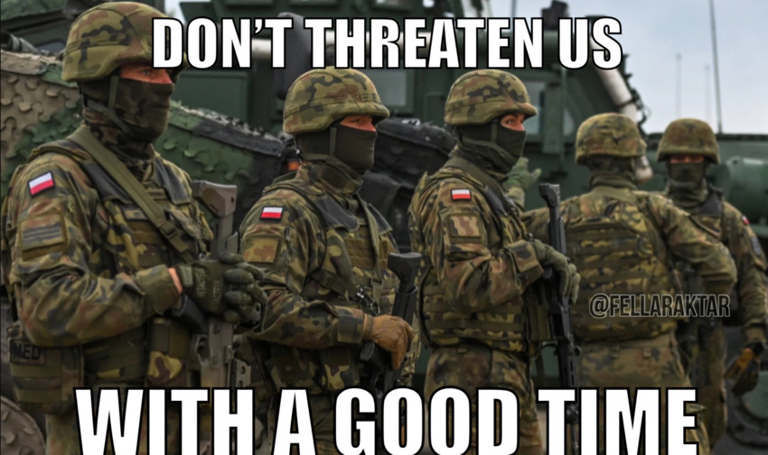 War with Belarus is war with Russia? Poles: Don't threaten us with a good time.