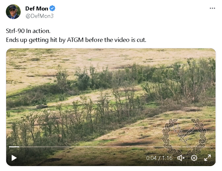 Strf-90 in action. Ends up getting hit by ATGM before the video is cut.