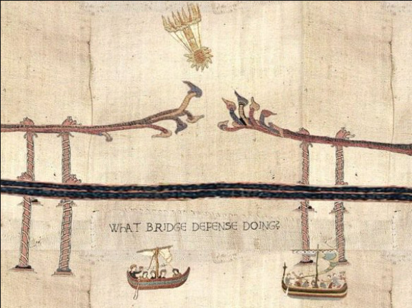 What bridge defense doing?