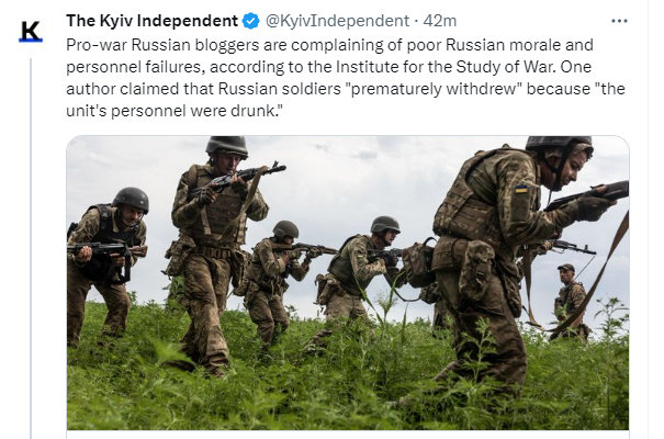 One author claimed that Russian soldiers prematurely withdrew becuse the unit's personnel were drunk.