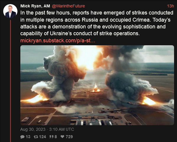 Mick Ryan analyzes Ukraine's capabilities.