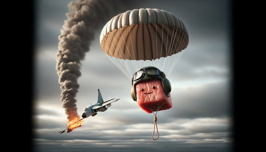 Meat Cubie got shot down several times over the last few days.