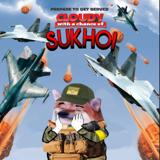 A fella with Su-34s raining from the sky, 'Cloudy with a chance of Sukhoi'