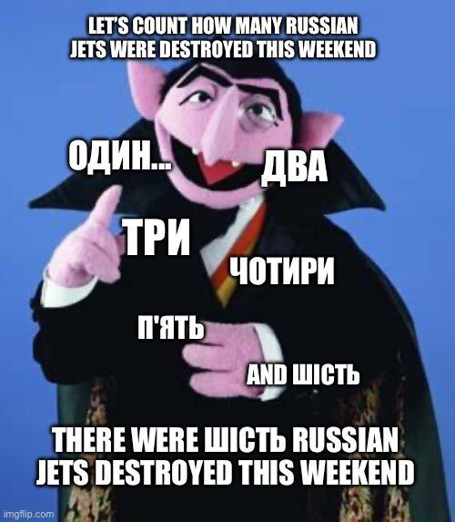 The Count counts how many Russian jets were destroyed.