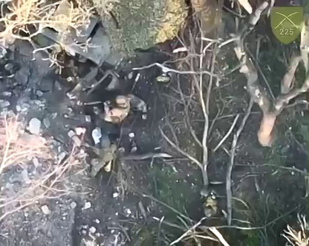 Russian soldier catches another guy in the backblast from his RPG.