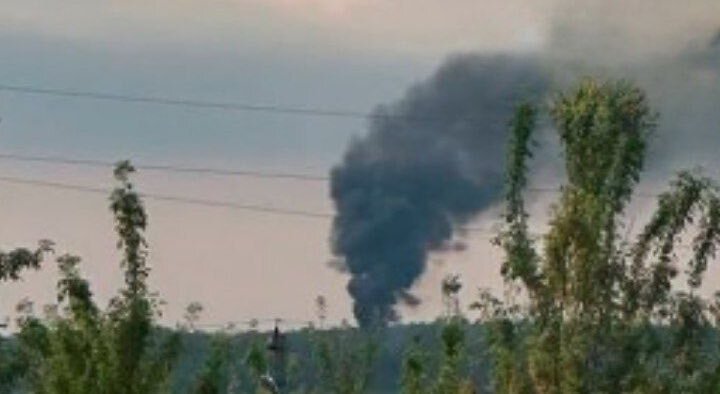 A large fire in Belgorod.