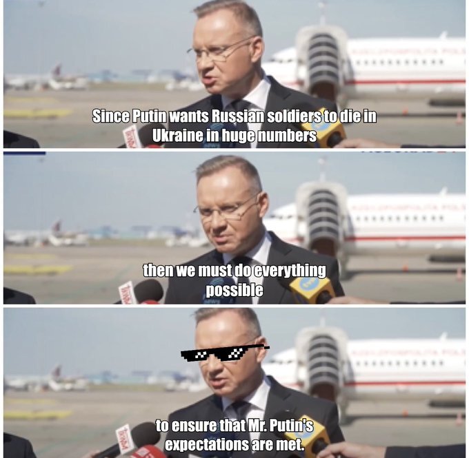 Since Putin wants Russian soldiers to die in Ukraine in huge numbers, then we must do everything possible to ensure that Mr. Putin's expectations are met.