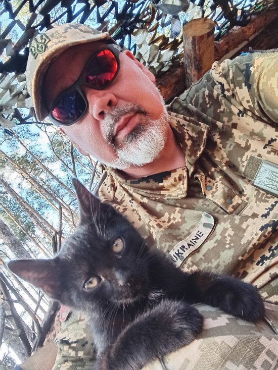 Medic Zero with his cot panther.