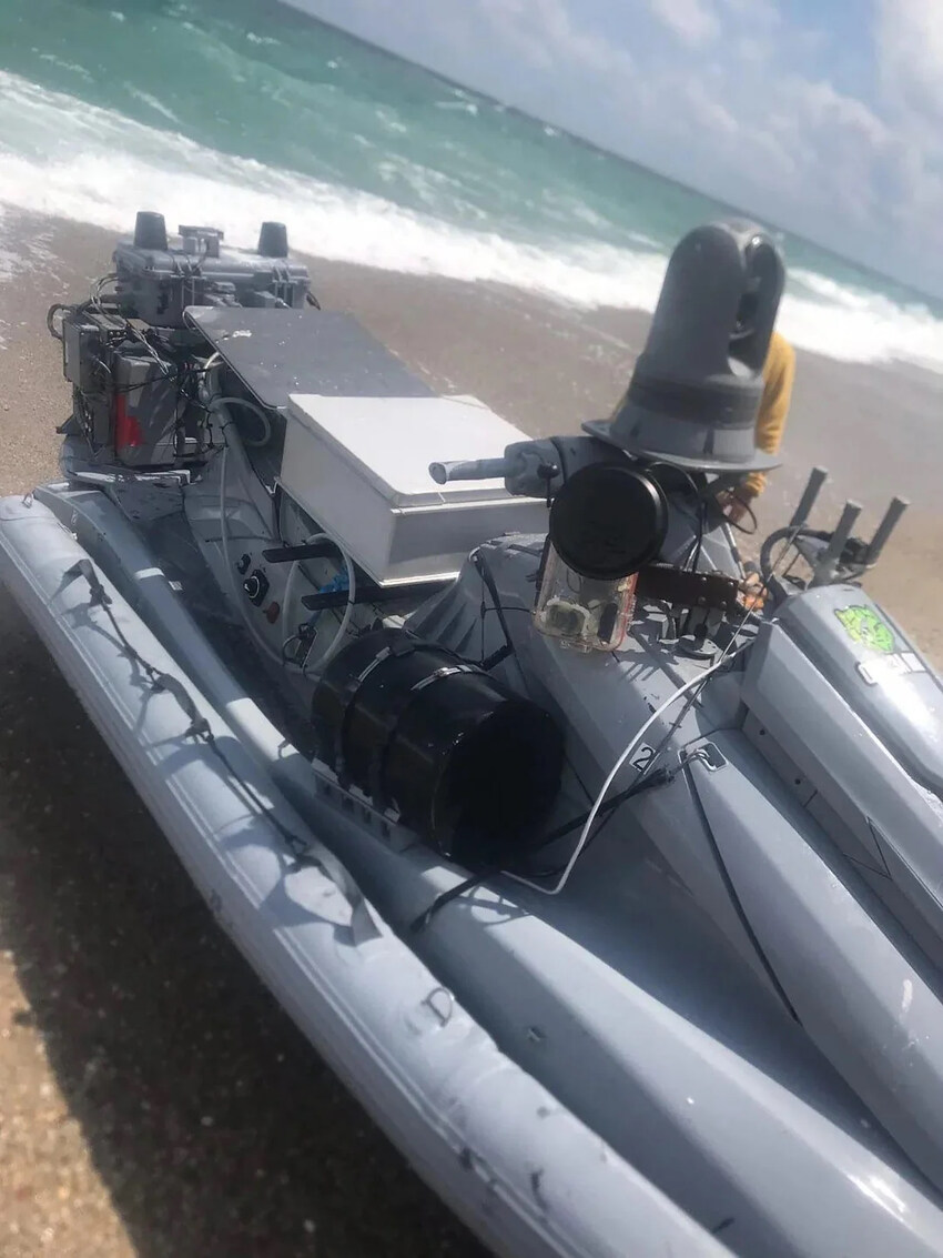 Ukrainian Jet Ski drone shows up in Turkey.