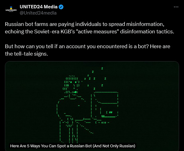 Russian bot farms are paying people to spread misinformation, like the KGB, here's how you can spot whether a user is a bot or not.
