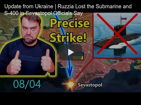 Denys has a video showing how Ukraine blew up an S-400 and a submarine.