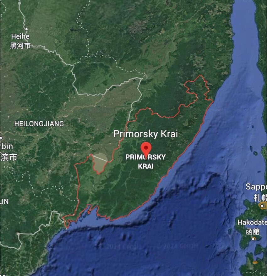 Something caused a power outage in Russia's far east, screwing up the railway system there.