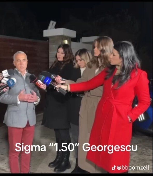 Georgescu is much shorter than anyone expected.