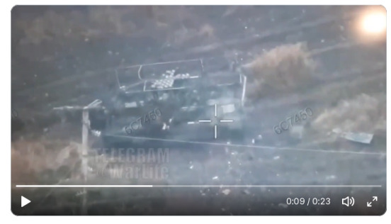 A Russian tank goes boom on the eastern front.