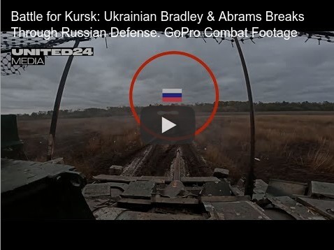 Video about Ukrainians fighting in Kursk.