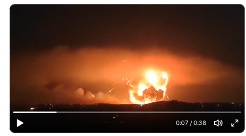 Explosions in Tartus, Syria.