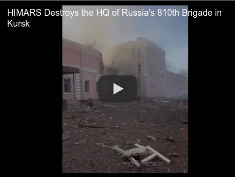 Sucho reports on HIMARS destroying a Russian HQ.