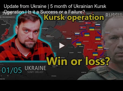 Denys has an update on the Ukrainian operation in Kursk.