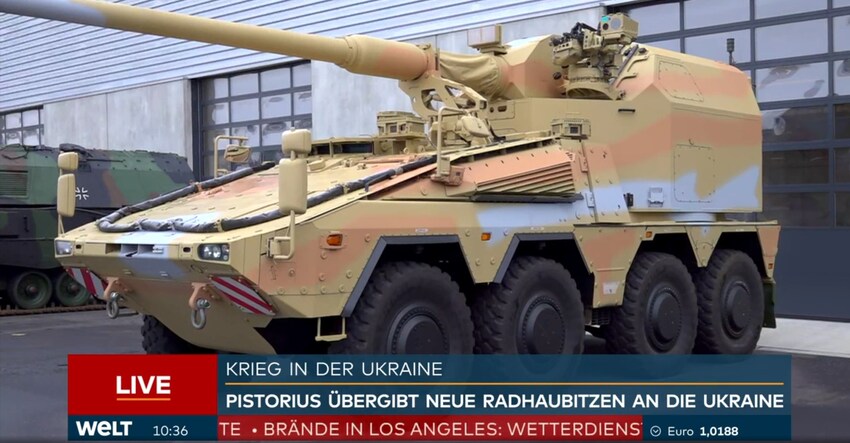 Ukraine may receive RCH-155 SPGs from Germany.
