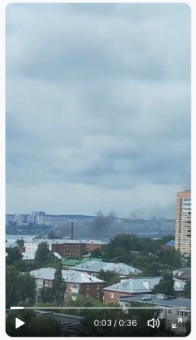 Russian manufacturing plant in Izhevsk goes boom.