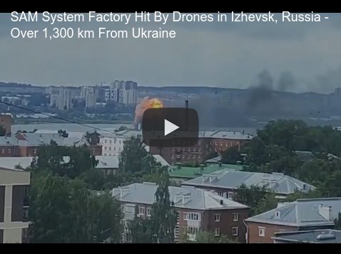 Video showing the explosions at Izhevsk.