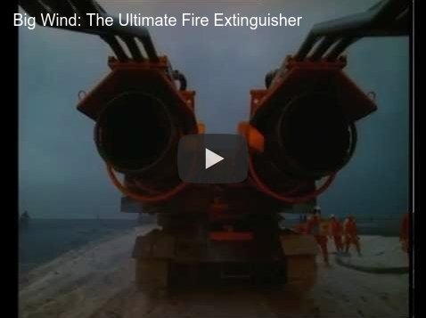 Hungarians built a fire extinguisher from a T-34 tank.