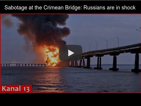 Partisan group attacked a Russian logistics center in occupied Crimea.