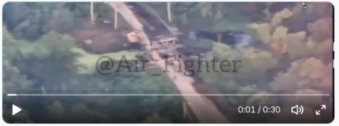 A Ukrainian MiG-29 blew up a Russian bridge.