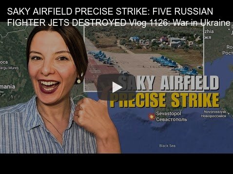 Ukrainians blew up Russian fighter jets in Saky airfield.